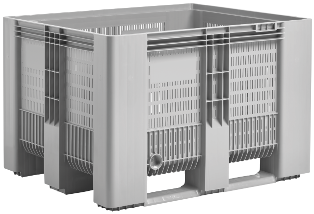 SB3 Pallet box 610 litres, 1.200 x 1.000 x 790 mm - perforated