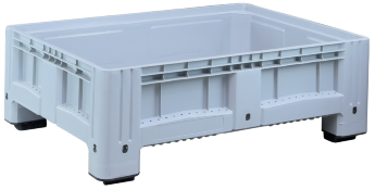 RUMPL Basic Palettenbox 195 Liter, 4 Füße