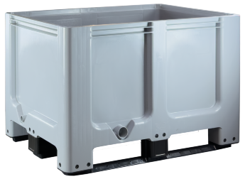 RUMPL Basic Palettenbox 520 Liter, 2 Kufen