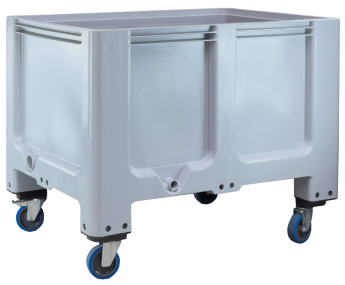 Großraumbehälter 1.200 x 800 -​ 520 l, mit 4 Rollen