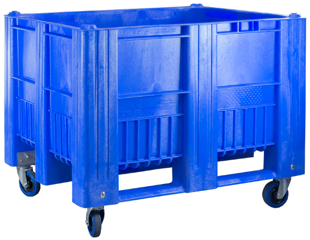 CB1 Palettenbox 470 l, 4 Rollen