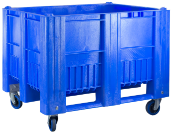 CB1 Palettenbox 470 l, 4 Rollen