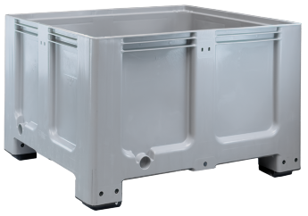 RUMPL Basic pallet box 610 l, 4 feet