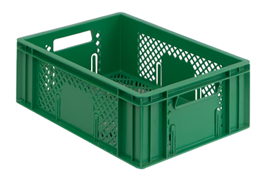 Fruit/Vegetable Plastic Euro-Crates 400 x 300 x 142 mm