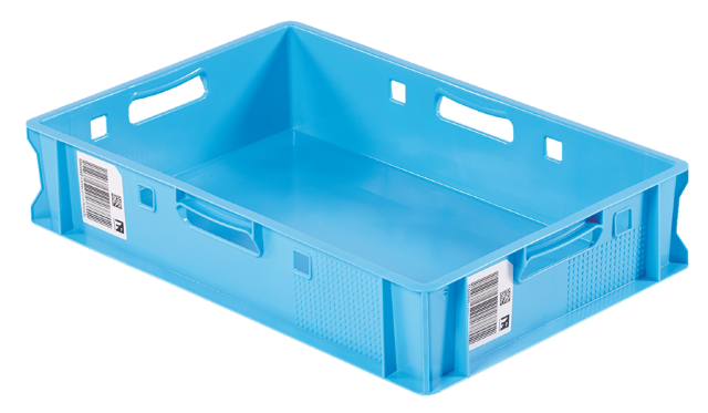 Plastic meat crate E1-Performance