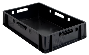 Meat crate E1 600 x 400 x 125 mm - various colors Meat crate E1 600 x 400 x 125 mm - various colors