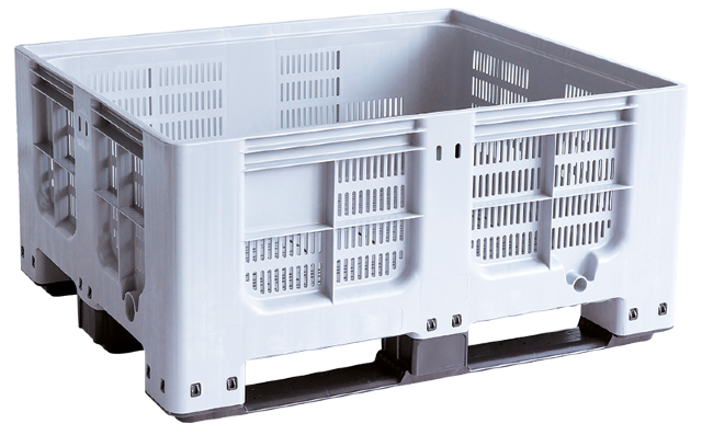 BASIC S-OO Palettenbox | 1.200 x 1.000 mm | 400 Liter