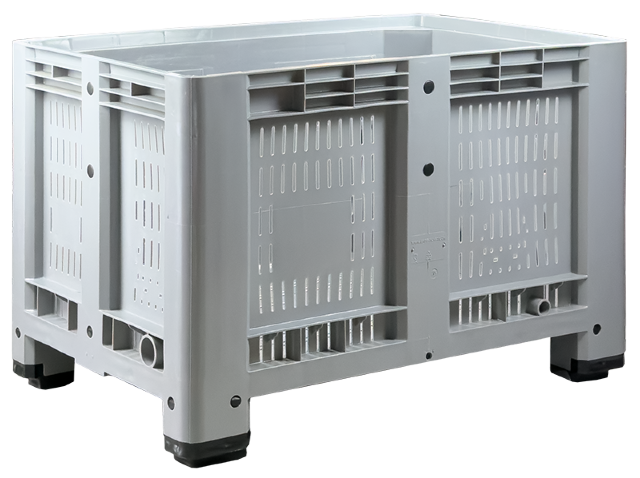 Copy of Copy #2 of Palettenbox HD aus Kunststoff 470 Liter, 1.200 x 800 x 780 mm, GRAU