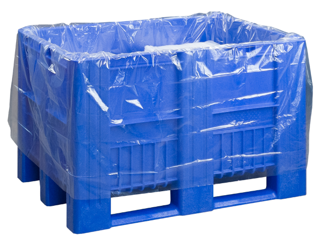 Einlagesäcke für Palettenboxen 500 Liter | Transparent